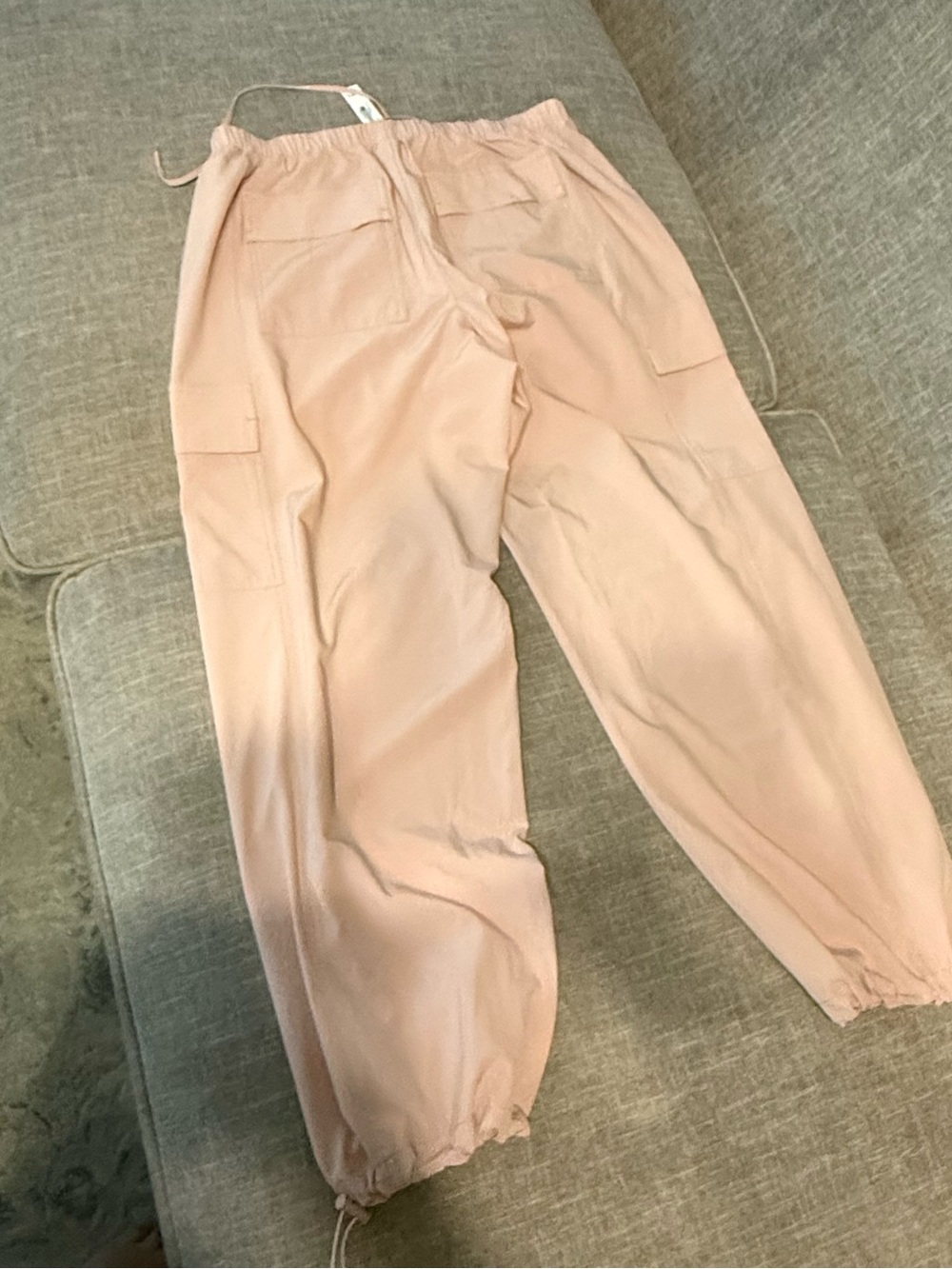 PINK Victoria's Secret Light Blush Cargo Joggers